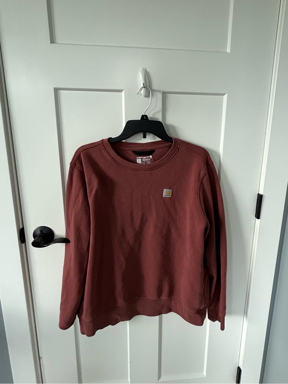 Carhartt Women’s Crewneck Sweatshirt in Dusty Rose
